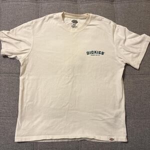 Dickies workwear cream cotton t shirt